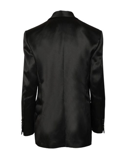 Filippa K Black Double-Breasted Blazer Jackets