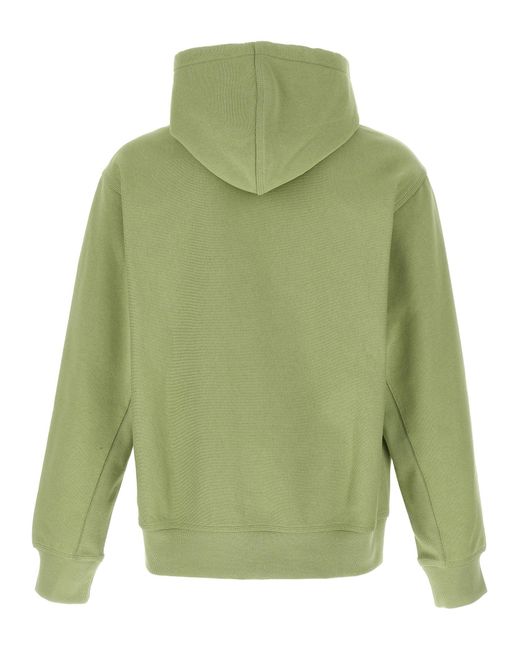 American Script Felpe Verde-Uomo di Carhartt in Green da Uomo