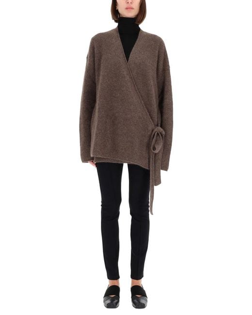 Uma Wang Brown "Kimono" Cardigan