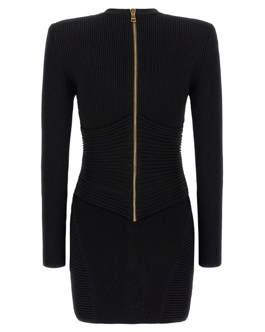 Bodycon Dress Abiti Nero-Donna di Balmain in Black