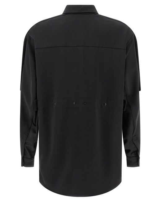 Camicia Moncler X Edward Enninful di Moncler Genius in Black