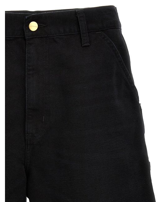 Carhartt Black Organic Cotton Shorts for men