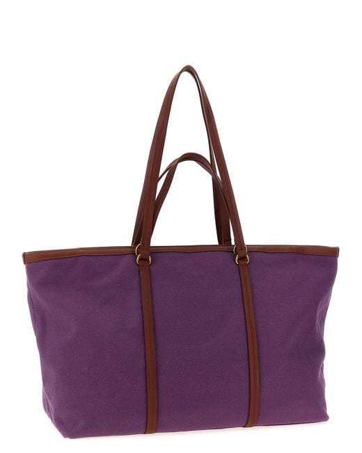 トートバッグ PINKO 'Miranda' large shopping bag Pinko 'Miranda' Large Shopping Bag in Purple | Lyst