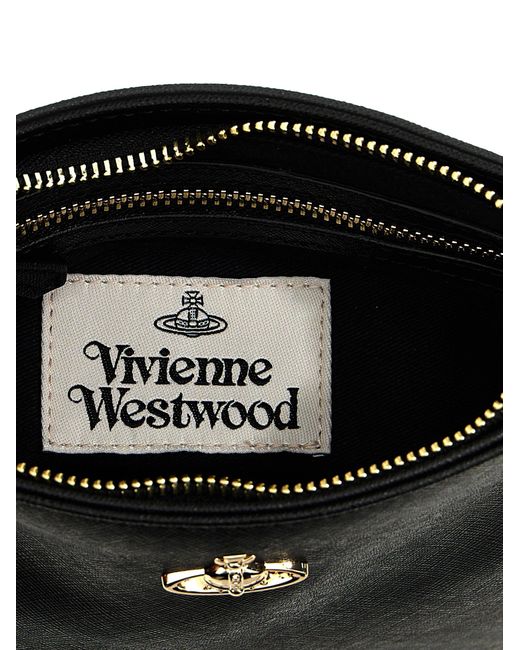 Vivienne Westwood Black Squire New Square Crossbody Bags
