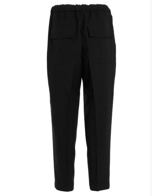 Pantaloni Blu di Jil Sander in Black da Uomo