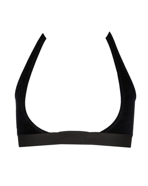 Tom Ford Black Velvet Top Underwear