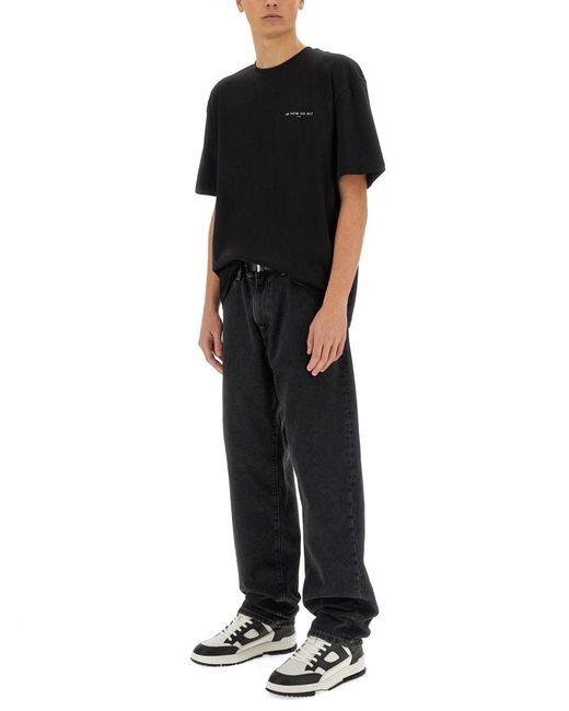 Ih Nom Uh Nit Black This Is Authentic Mask Print Tshirt for men