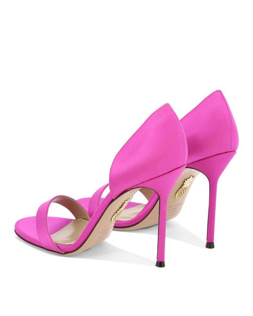 Aquazzura Pink "uptown 105" Sandals