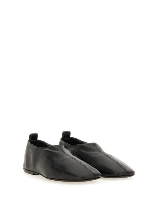 Leather Ballerina-Donna di Dries Van Noten in Black