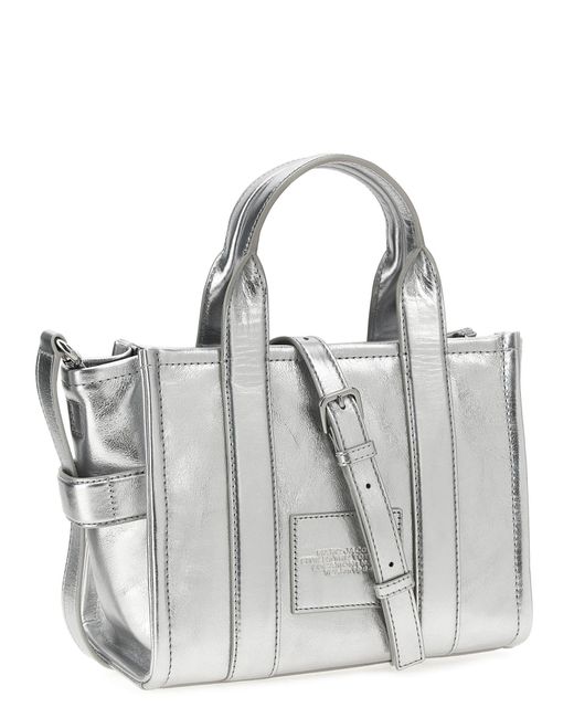 The Metallic Leather Small Tote Borse A Mano-Donna di Marc Jacobs