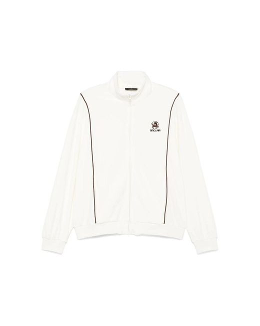 Sinclair White Polyester Jackets for men