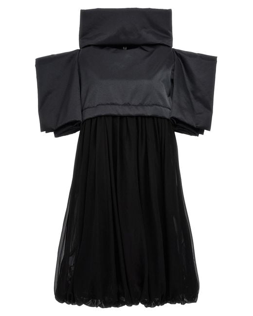 Comme des Garçons Black Two-material Dress Dresses
