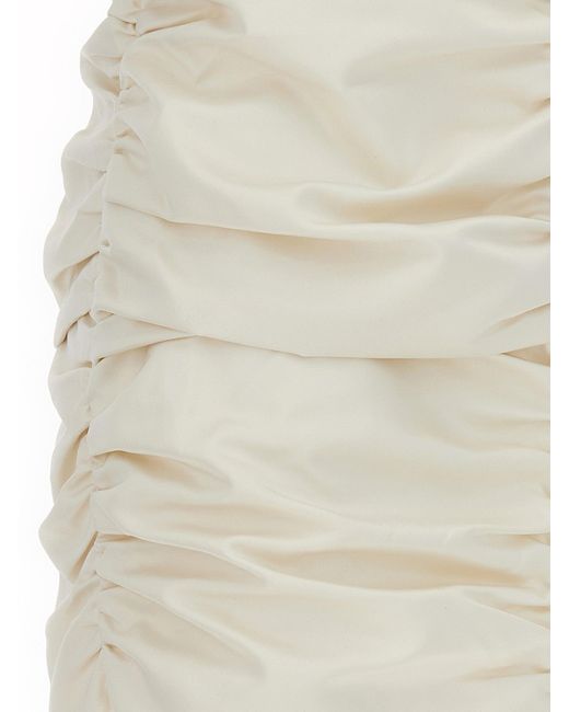 ROTATE BIRGER CHRISTENSEN White Bridal Capsule Ruffle Dress Dresses