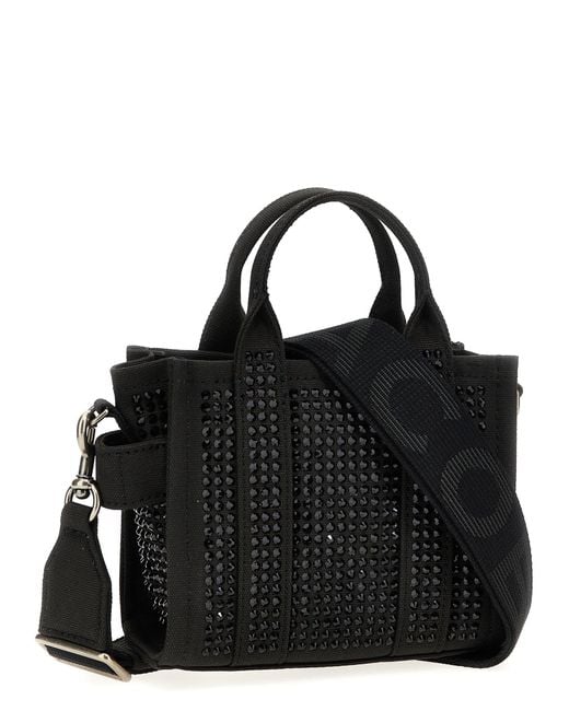 The Crystal Canvas Crossbody Tote Borse A Tracolla Nero-Donna di Marc Jacobs in Black