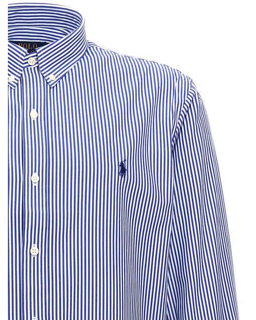 Polo Ralph Lauren Blue Sport Shirt, Blouse for men