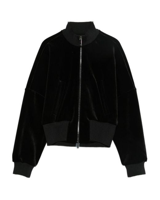 Emporio Armani Black Bomber Jacket