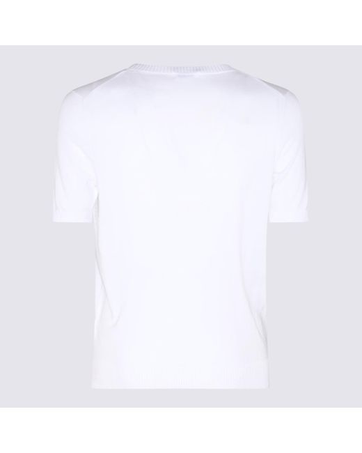 T-Shirts And Polos Latte-Uomo di Malo in White da Uomo