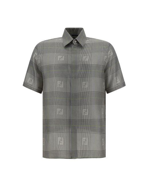 Fendi Gray Shirts for men