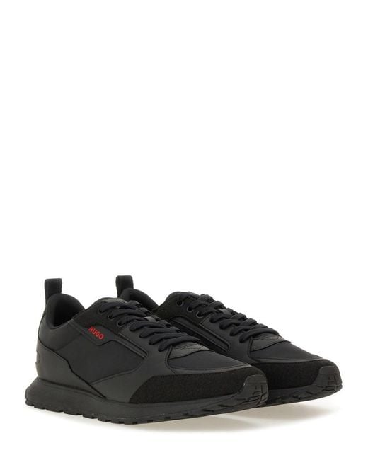 HUGO Black Low-Top Sneakers for men