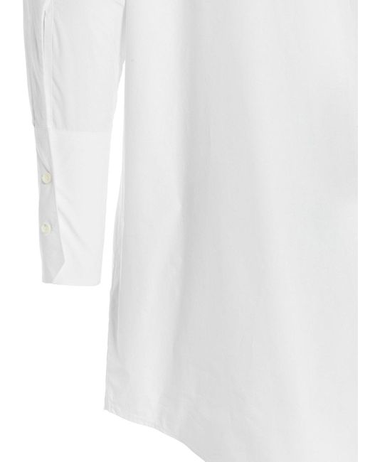 Off-White c/o Virgil Abloh White Off- 'Diagonal' Shirt Dress