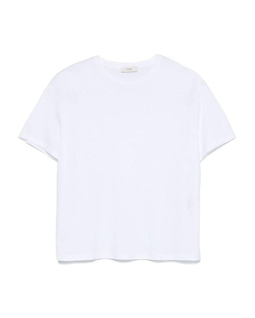 Totême  White Cotton Blend T-Shirt