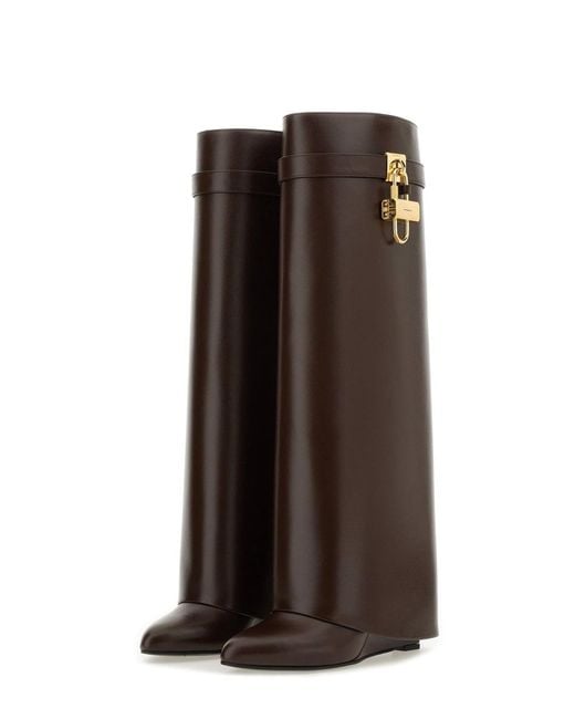 Givenchy Black 'Shark Lock' Boots