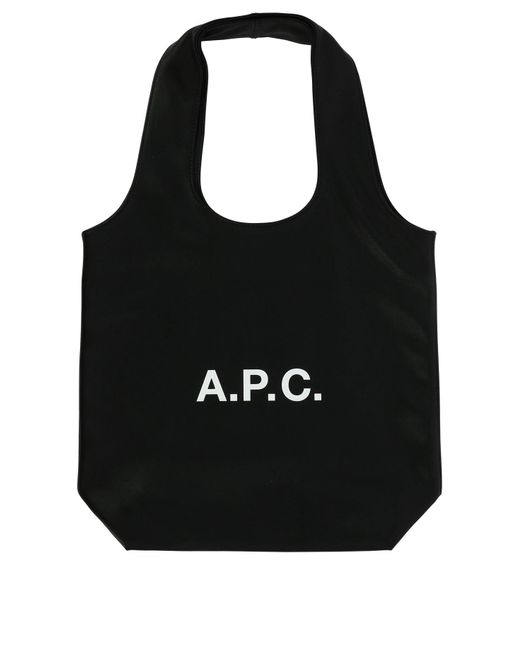 A.P.C. Black "ninon Small" Tote Bag for men