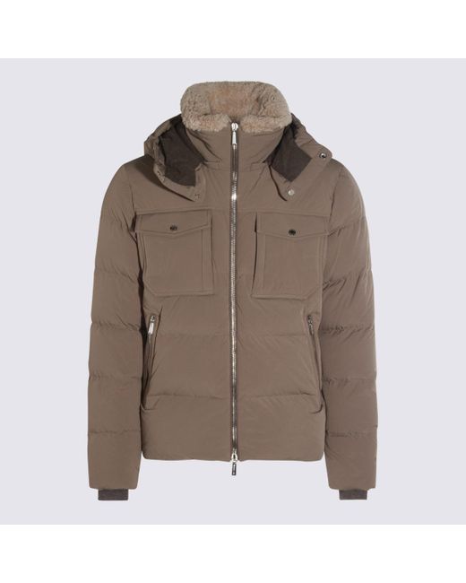 Coats Nut-Uomo di Moorer in Brown da Uomo