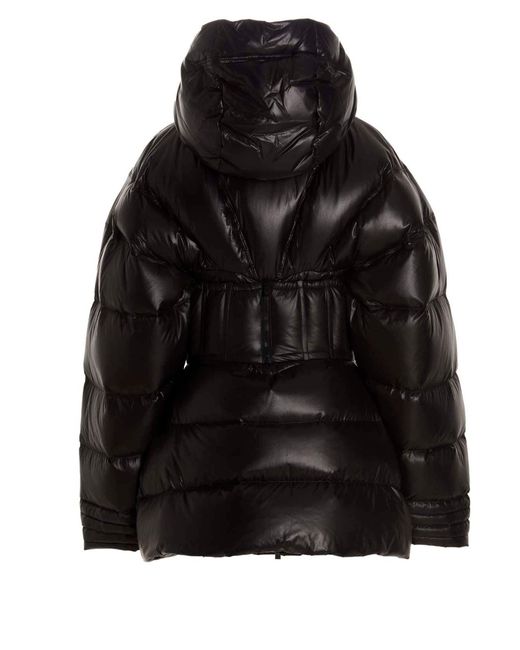Versace Corset Puffer Jacket in Black