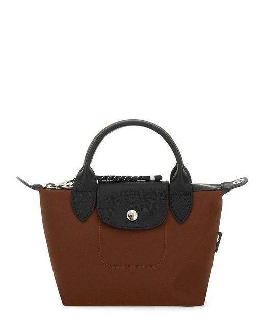 Le Pliage Xs Handle Bag-Donna di Longchamp in Brown