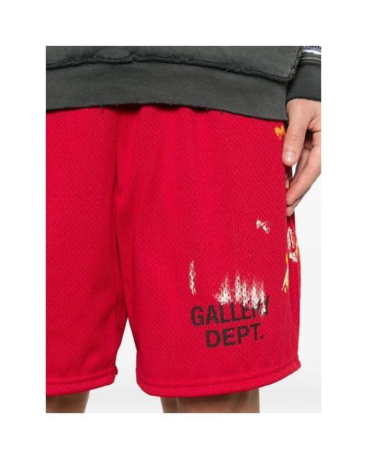 GALLERY DEPT. Red Shorts for men