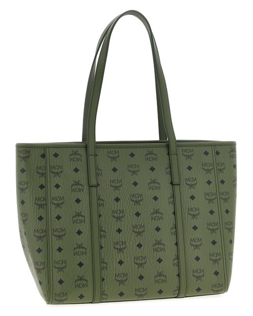MCM Green Toni Tote Bag