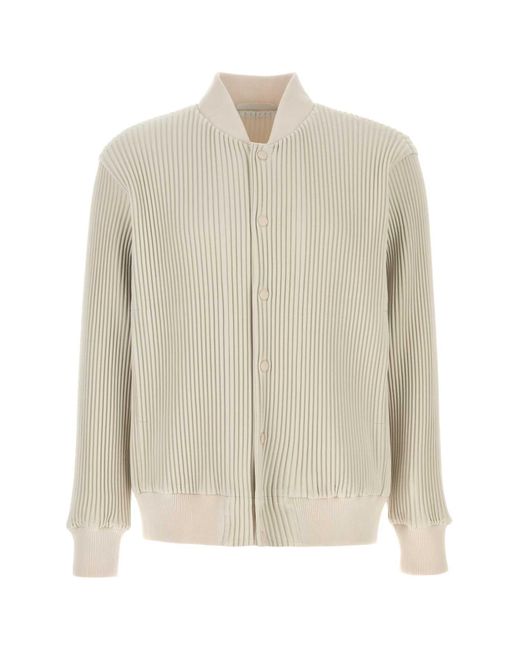 Homme Plissé Issey Miyake Green Homme Plisse' Issey Miyake 'Kersey Pleats' Jacket for men