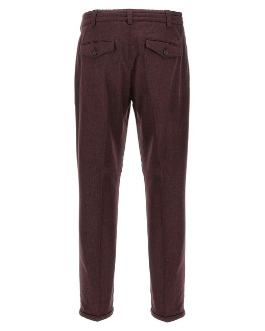 PT Torino Purple The Rebel Pants Bordeaux for men