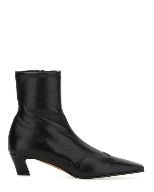 Khaite Black Cowboy & Biker Boots