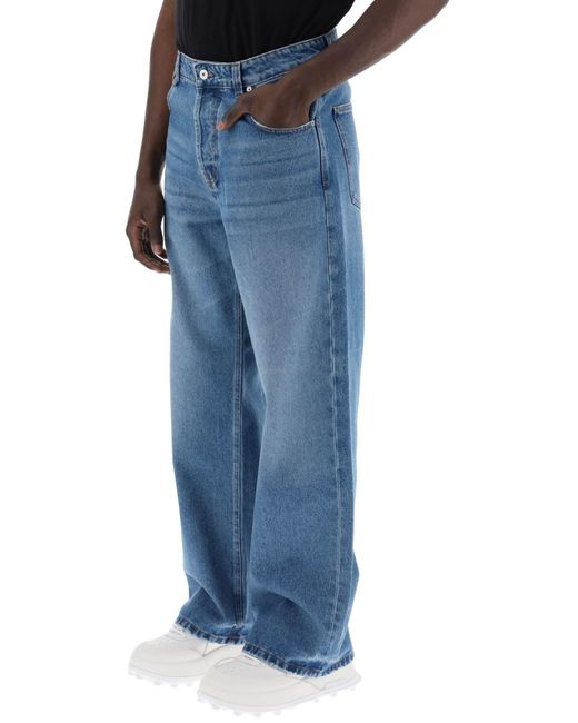 Jacquemus Blue Large Denim Jeans From Nimes for men