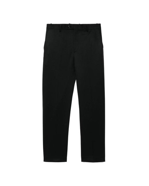 TONYWACK Black Wool Pants for men