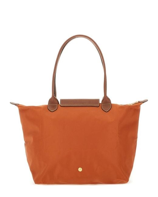 Longchamp Brown Le Pliage Large Bag