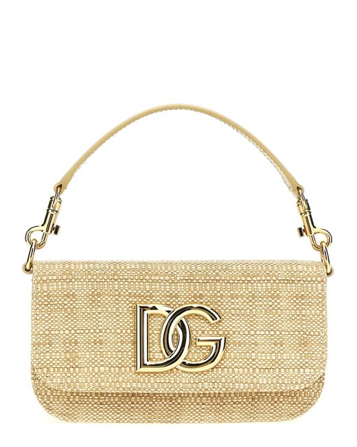 Dolce & Gabbana Metallic Fabric Bag