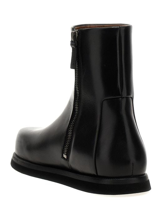 Marsèll Black 'Accom' Ankle Boots