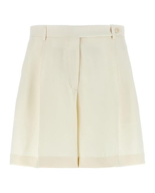 ショートパンツ BRIONI 'Gaia' shorts White Brioni 'Gaia' Shorts in White | Lyst