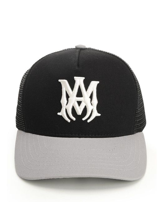 Amiri Black Trucker Hat for men