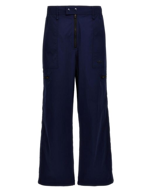 Adidas Originals Blue X Wales Bonner Cargo Pants for men