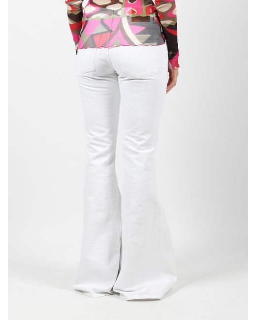 Haikure White Farrah Napoli Flared Jeans