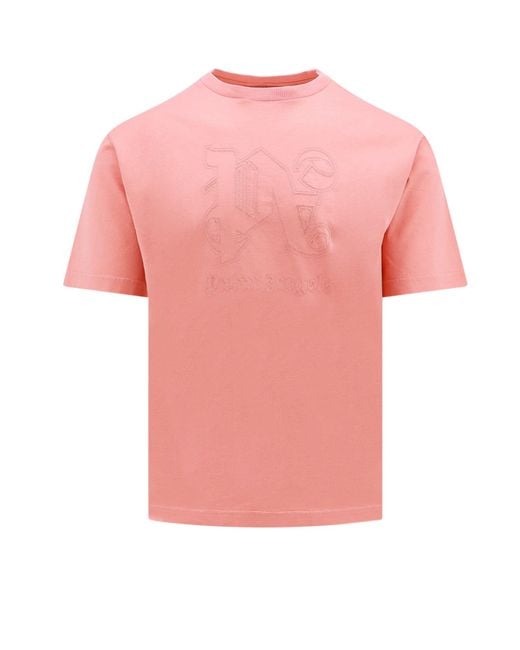 Palm Angels Pink T-shirt for men