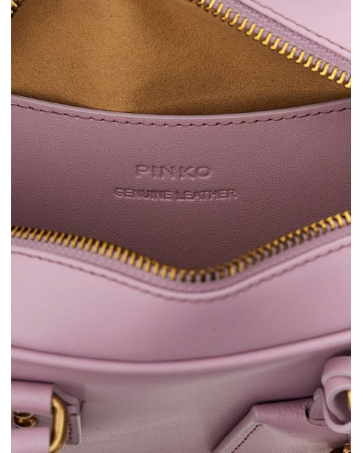 Pinko Pink Bowling Bag Hand Bags