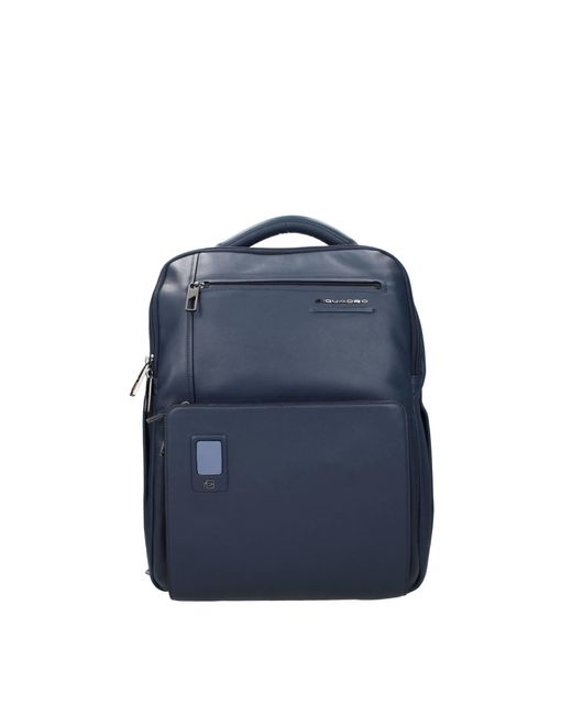 Piquadro Blue Backpack And Bumbags Leather for men