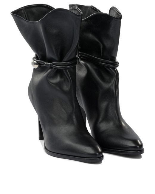 Isabel Marant Black "lolya" 80mm Ankle Boots