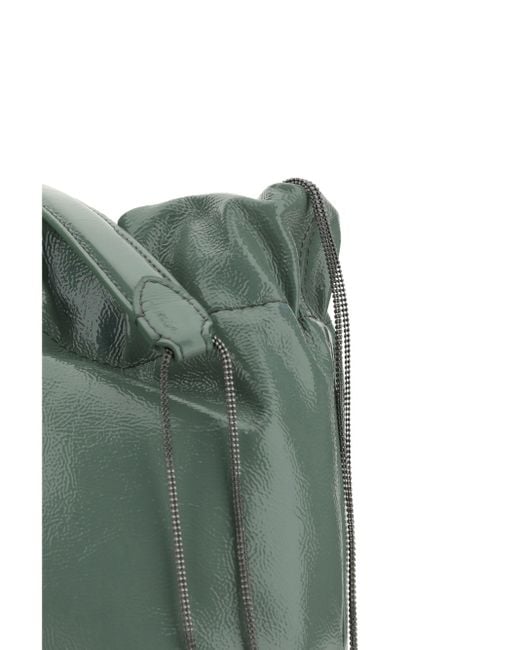 Brunello Cucinelli Green Shoulder-strap
