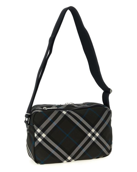 Check Borse A Tracolla Nero-Uomo di Burberry in Black da Uomo